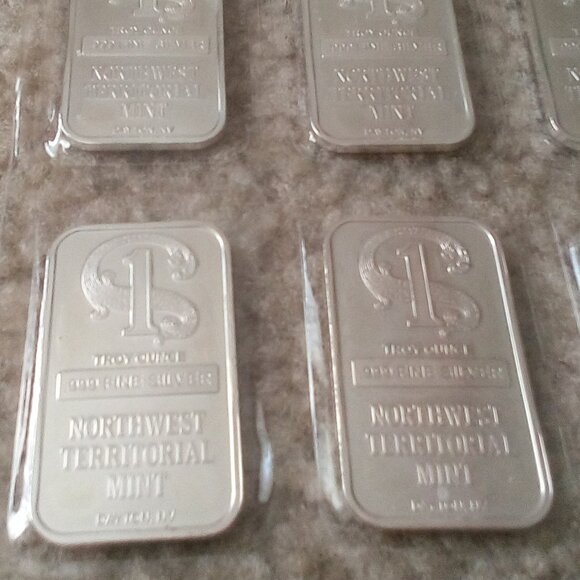 1 Troy oz. Silver Bar Bullion:  N.W. Territorial Mint. Sealed. Uncirculated. New - Picture 8 of 9